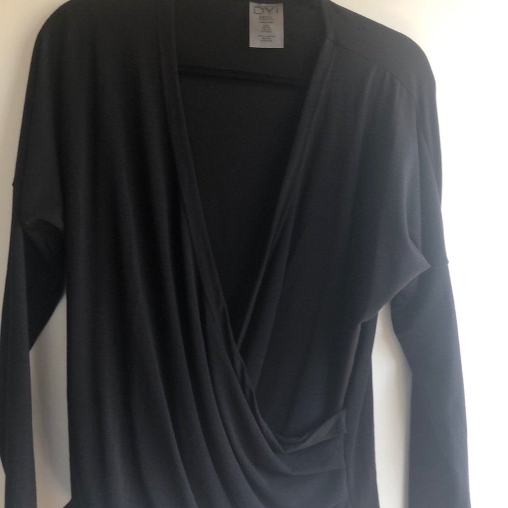 DYI size small wrap front top